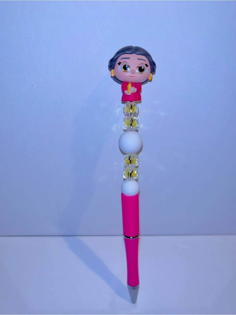 “Encanto” Alma Madrigal Character Beaded Ballpoint Pen